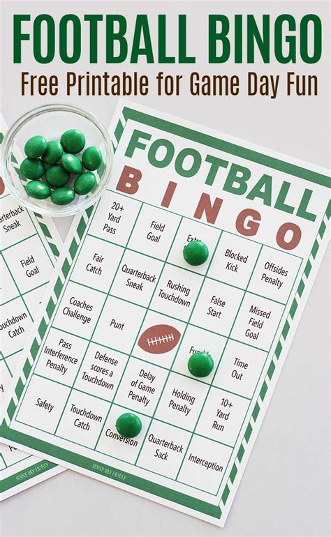 football bingo quiz